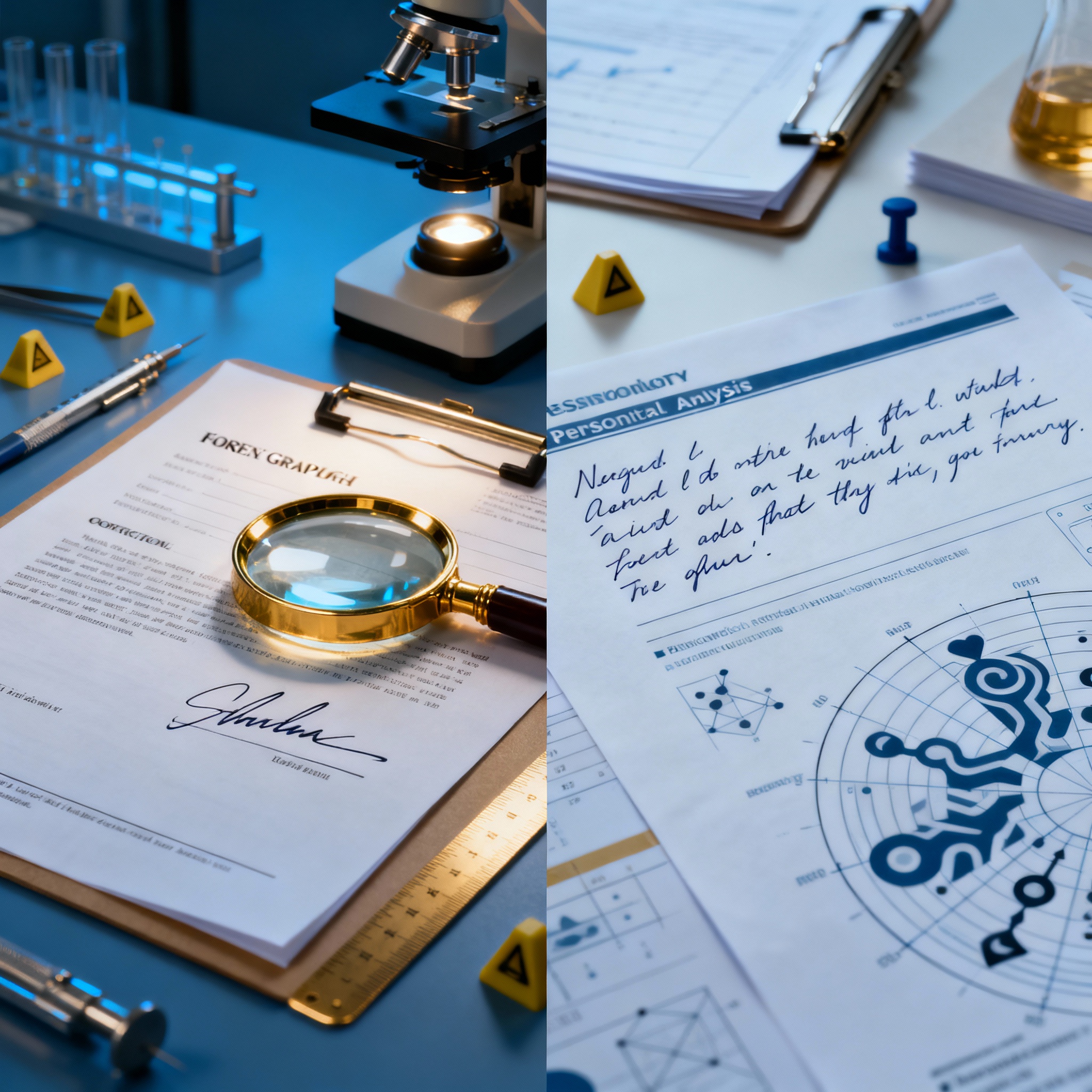 Diferenças entre Perícia Grafotécnica e Grafologia